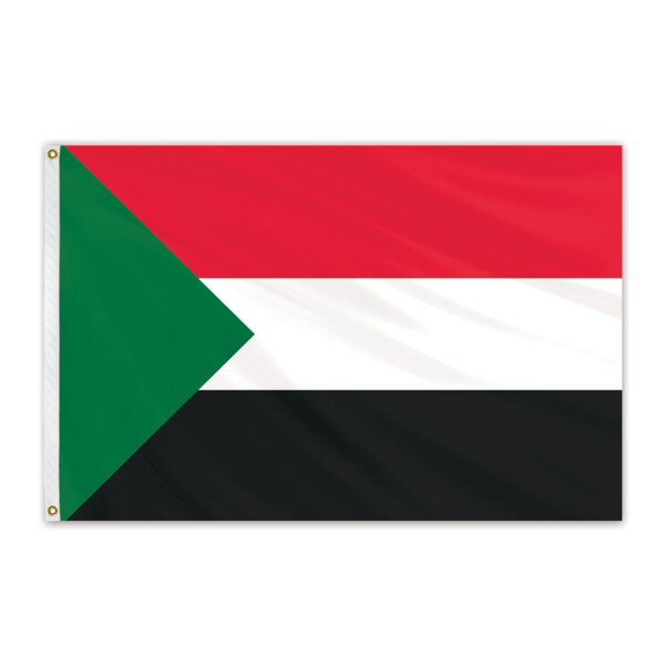 Global Flags Unlimited Sudan Outdoor Nylon Flag 3'x5' 202991